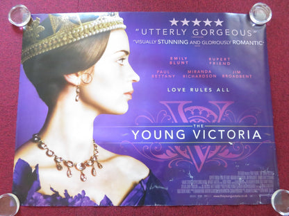 THE YOUNG VICTORIA UK QUAD ROLLED POSTER EMILY BLUNT RUPERT FRIEND 2009 Rendezvous Cinema Movie posters