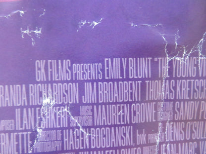 THE YOUNG VICTORIA UK QUAD ROLLED POSTER EMILY BLUNT RUPERT FRIEND 2009 Rendezvous Cinema Movie posters