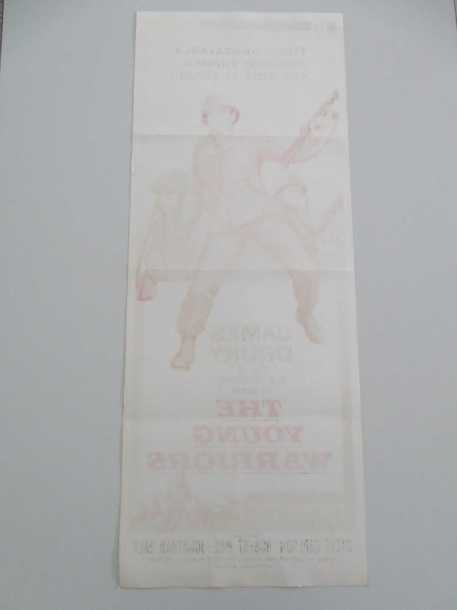 THE YOUNG WARRIORS US INSERT POSTER JAMES DRURY STEVE CARLSON 1966 Movie posters