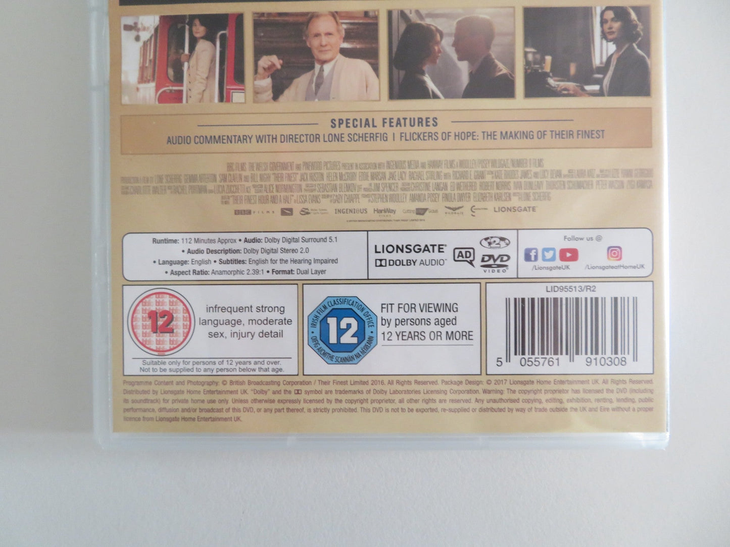 THEIR FINEST - B (DVD) GEMMA ARTERTON BILL NIGHY 2016 REGION 2 Movie posters