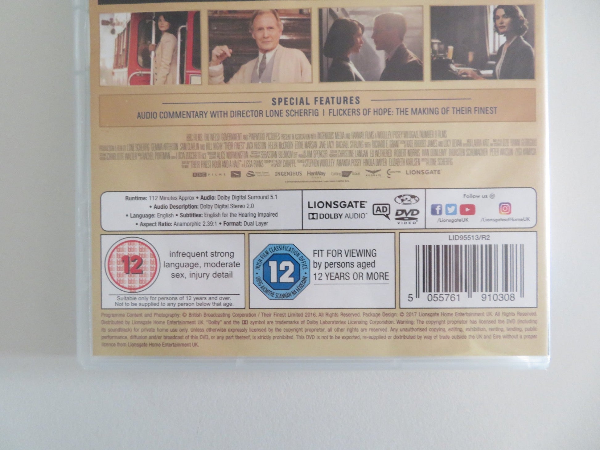 THEIR FINEST - B (DVD) GEMMA ARTERTON BILL NIGHY 2016 REGION 2 Movie posters