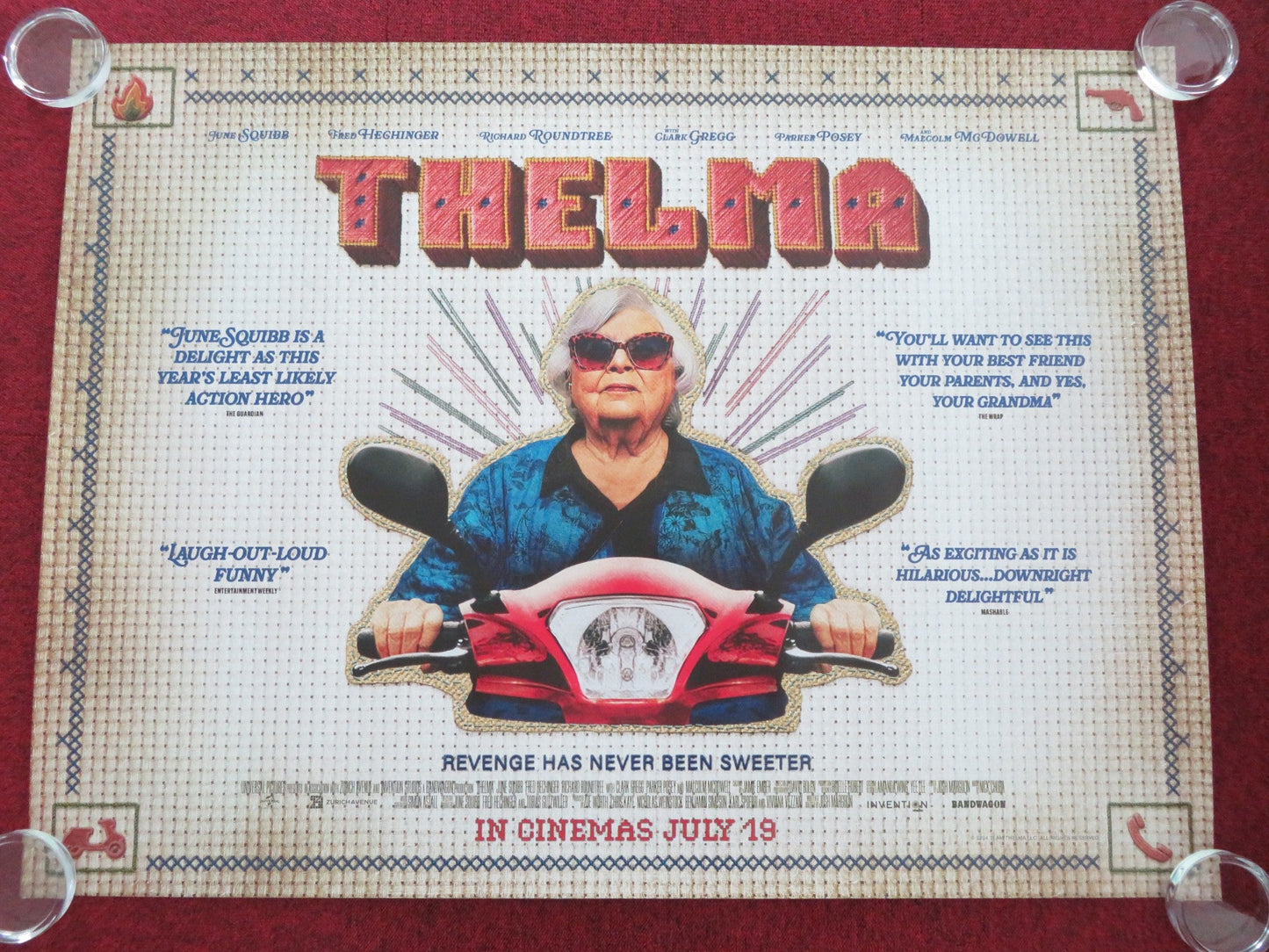 THELMA UK QUAD ROLLED POSTER JUNE SQUIBB FRED HECHINGER 2024 Movie posters