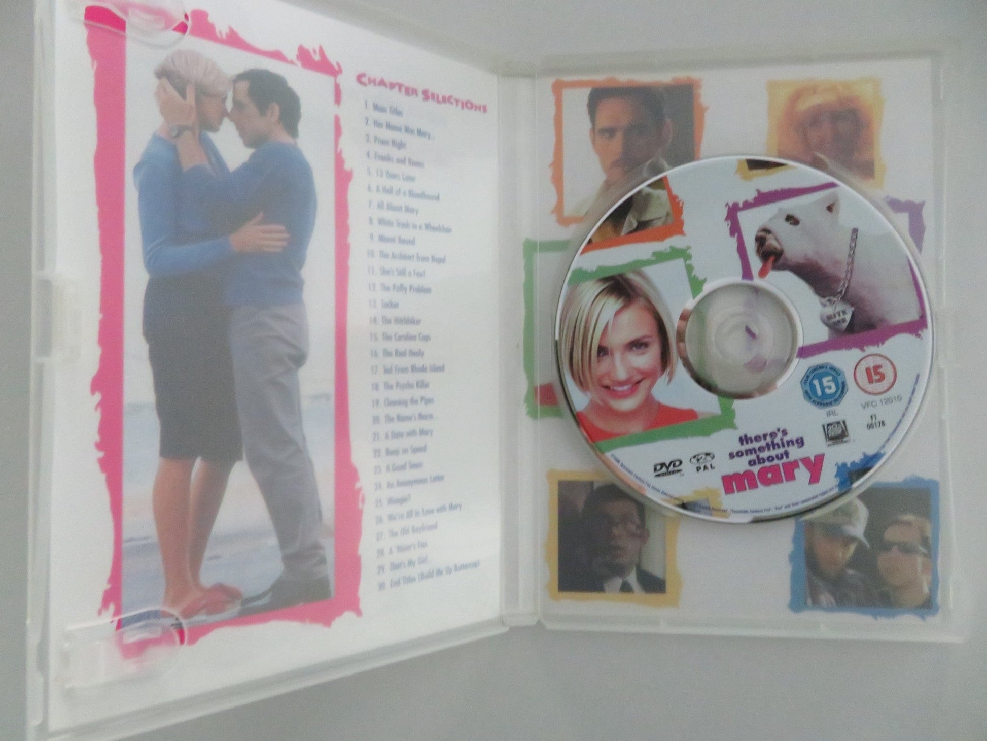 THERE'S SOMETHING ABOUT MARY (DVD) CAMERON DIAZ DILLON STILLER 1998 REGION 2 Movie posters