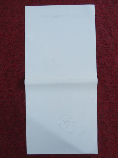 THESE FINAL HOURS - 12 ORE ALLA FINE ITALIAN LOCANDINA POSTER N. PHILLIPS 2013 Rendezvous Cinema Movie posters