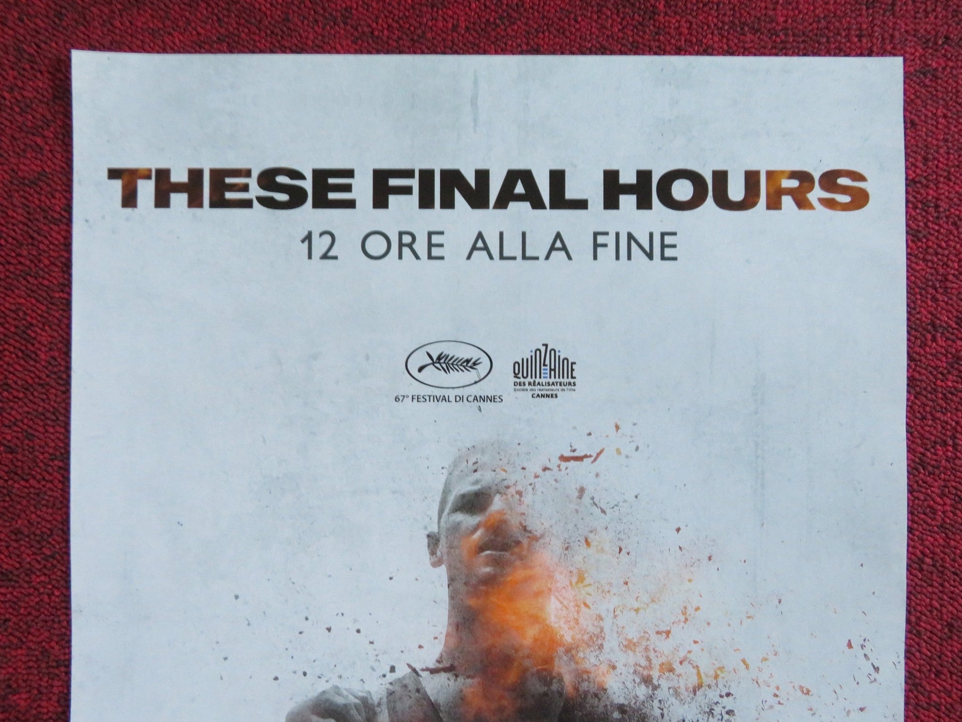 THESE FINAL HOURS - 12 ORE ALLA FINE ITALIAN LOCANDINA POSTER N. PHILLIPS 2013 Rendezvous Cinema Movie posters