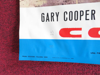 THEY CAME TO CORDURA - C ITALIAN FOTOBUSTA POSTER GARY COOPER RITA HAYWORTH R60s Rendezvous Cinema Movie posters
