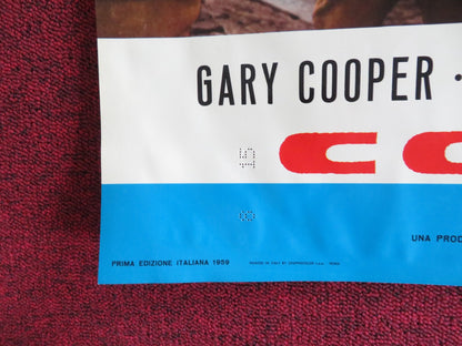 THEY CAME TO CORDURA - E ITALIAN FOTOBUSTA POSTER GARY COOPER RITA HAYWORTH R60s Rendezvous Cinema Movie posters