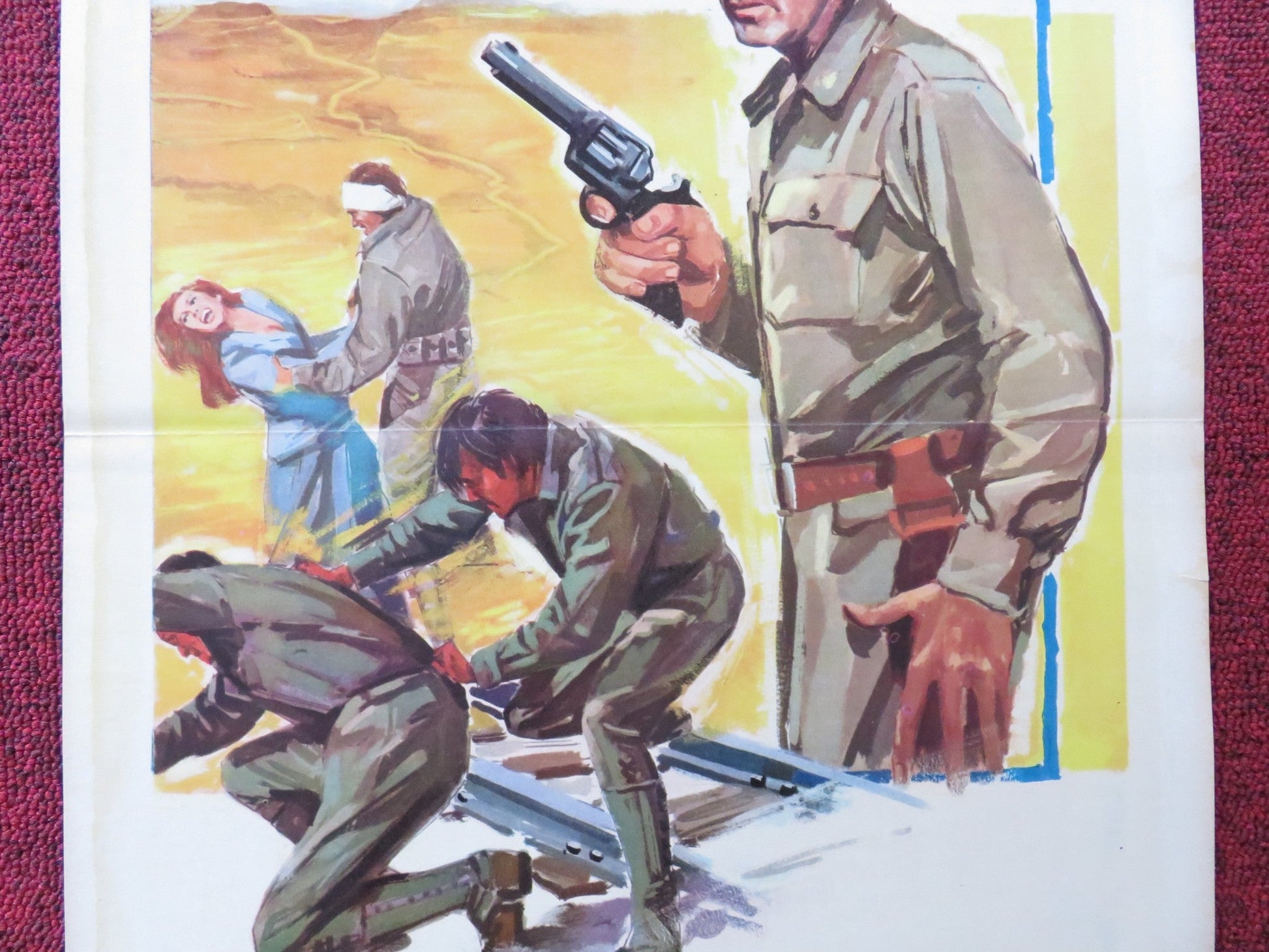 THEY CAME TO CORDURA ITALIAN LOCANDINA POSTER GARY COOPER RITA HAYWORTH 1960 Rendezvous Cinema Movie posters