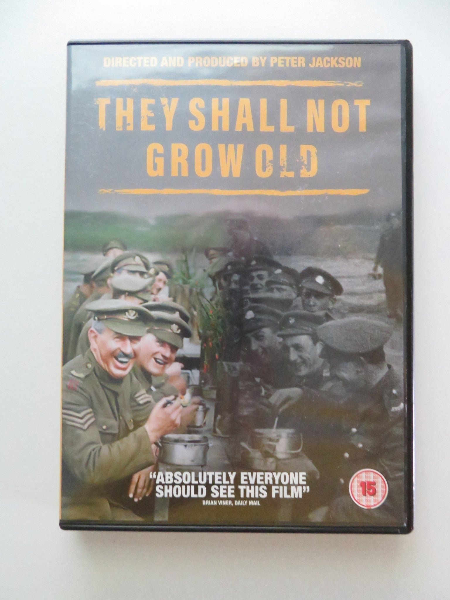 THEY SHALL NOT GROW OLD (DVD) THOMAS ADLAM WILLIAM ARGENT 2018 REGION 2 Movie posters
