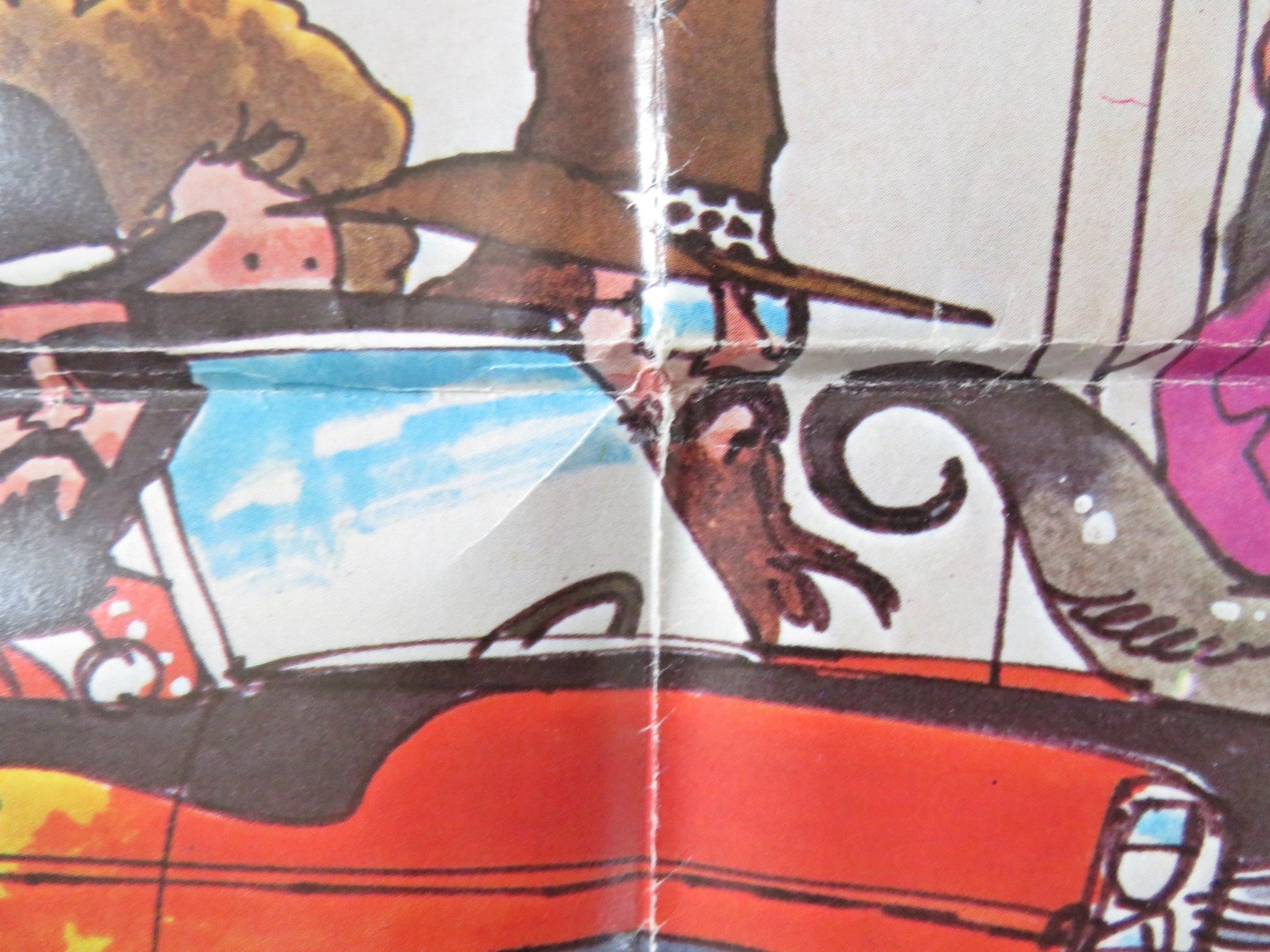 THEY WENT THAT - A - AWAY & THAT - A - AWAY FOLDED US ONE SHEET POSTER CHUCK MCCANN 1978 Rendezvous Cinema Movie posters