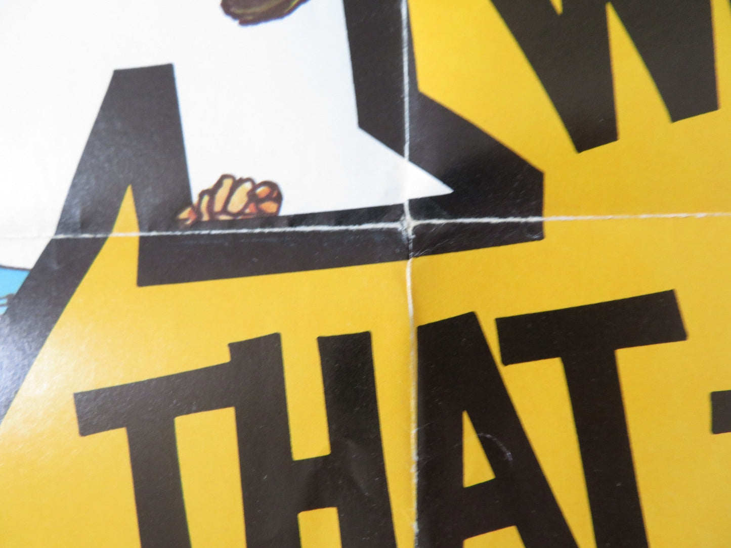 THEY WENT THAT - A - AWAY & THAT - A - AWAY FOLDED US ONE SHEET POSTER CHUCK MCCANN 1978 Rendezvous Cinema Movie posters