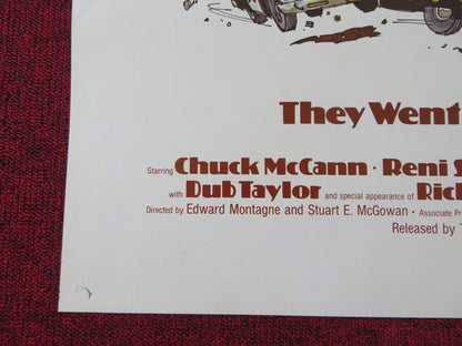 THEY WENT THAT - A - AWAY & THAT - A - AWAY FOLDED US ONE SHEET POSTER CHUCK MCCANN 1978 Rendezvous Cinema Movie posters