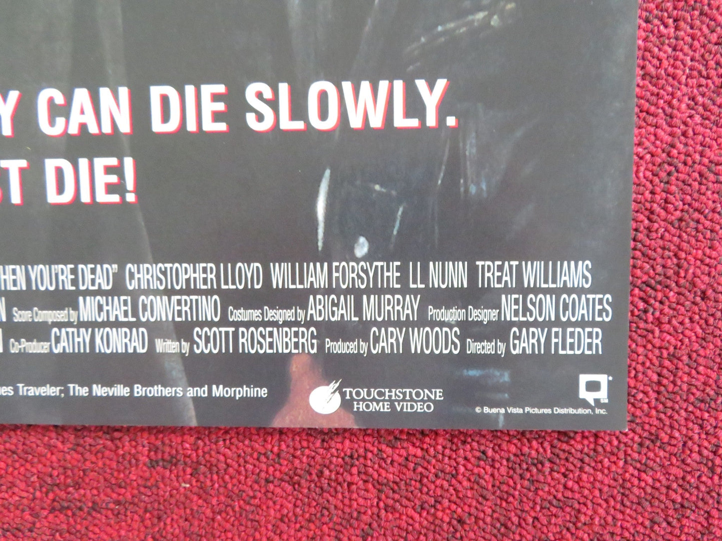 THINGS TO DO IN DENVER WHEN YOU'RE DEAD VHS VIDEO POSTER ANDY GARCIA 1995 Rendezvous Cinema Movie posters