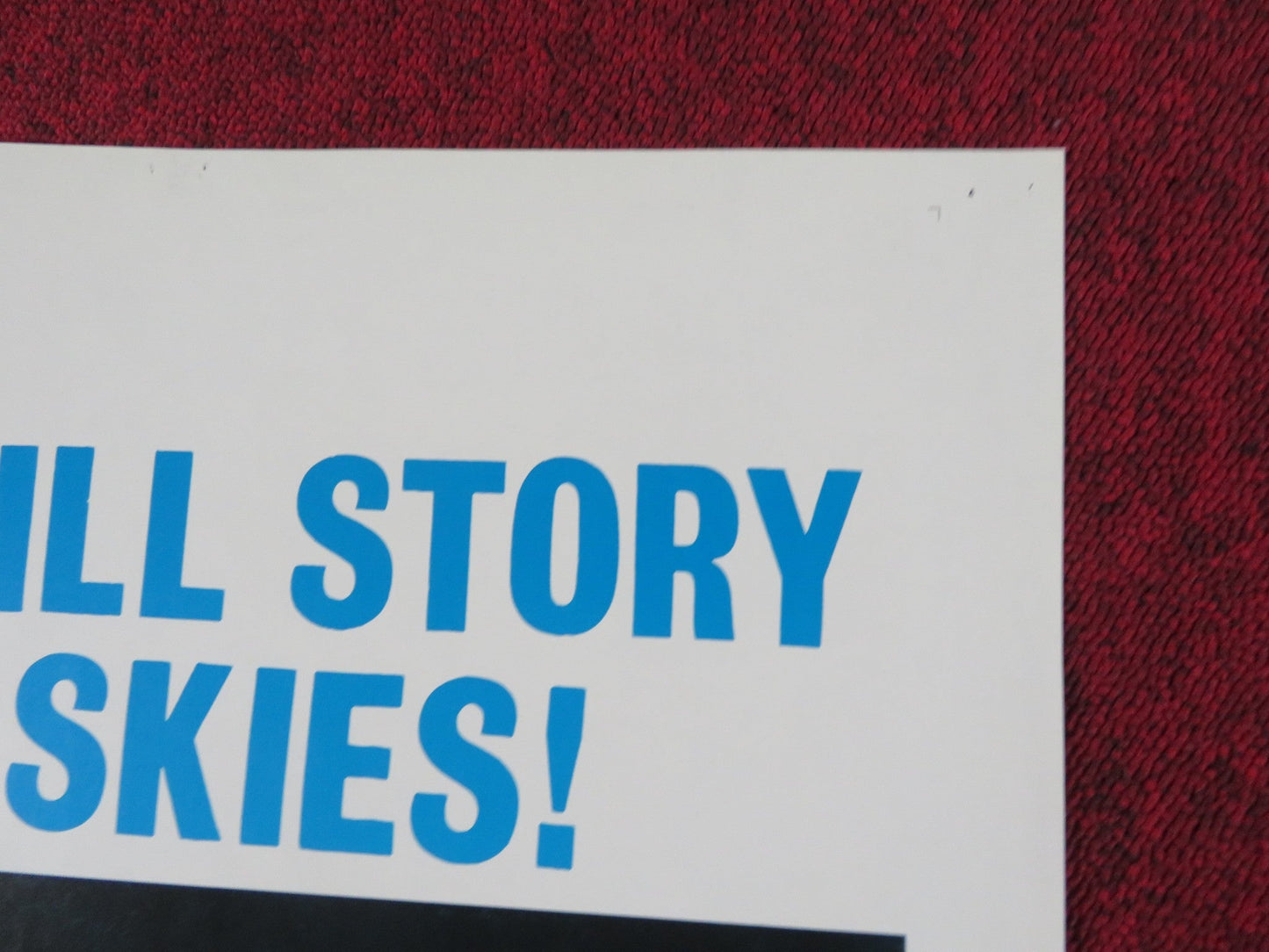 THIS IS A HIJACK FOLDED US ONE SHEET POSTER ADAM ROARKE NEVILLE BRAND 1973 Rendezvous Cinema Movie posters