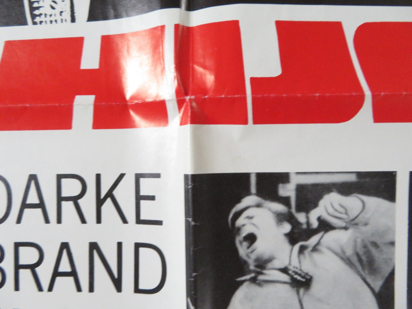 THIS IS A HIJACK FOLDED US ONE SHEET POSTER ADAM ROARKE NEVILLE BRAND 1973 Rendezvous Cinema Movie posters