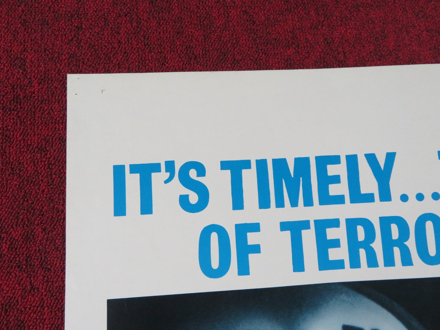 THIS IS A HIJACK FOLDED US ONE SHEET POSTER ADAM ROARKE NEVILLE BRAND 1973 Rendezvous Cinema Movie posters