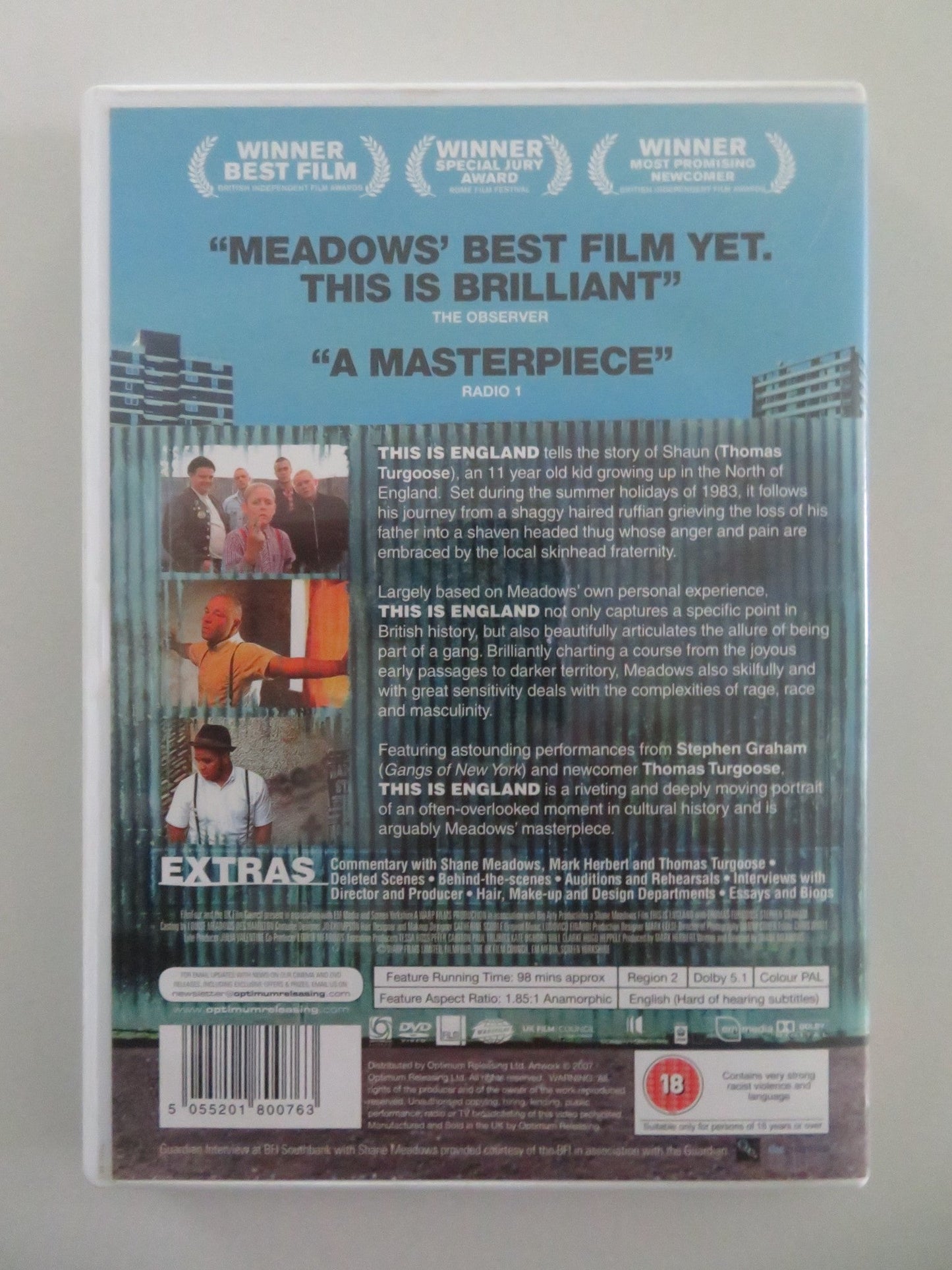 THIS IS ENGLAND - B - 2 DISC (DVD) STEPHEN GRAHAM THOMAS TURGOOSE 2006 REGION 2 Movie posters