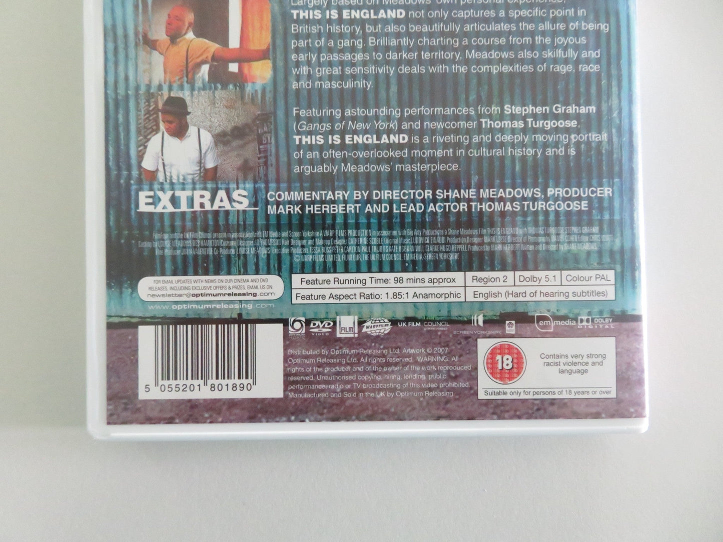 THIS IS ENGLAND (DVD) STEPHEN GRAHAM THOMAS TURGOOSE 2006 REGION 2 Movie posters