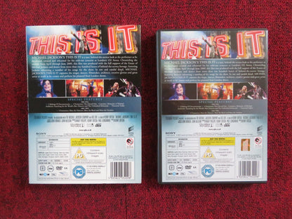 THIS IS IT - TWO DISC SPECIAL EDITION (DVD) MICHAEL JACKSON 2009 REGION 2 Rendezvous Cinema Movie posters