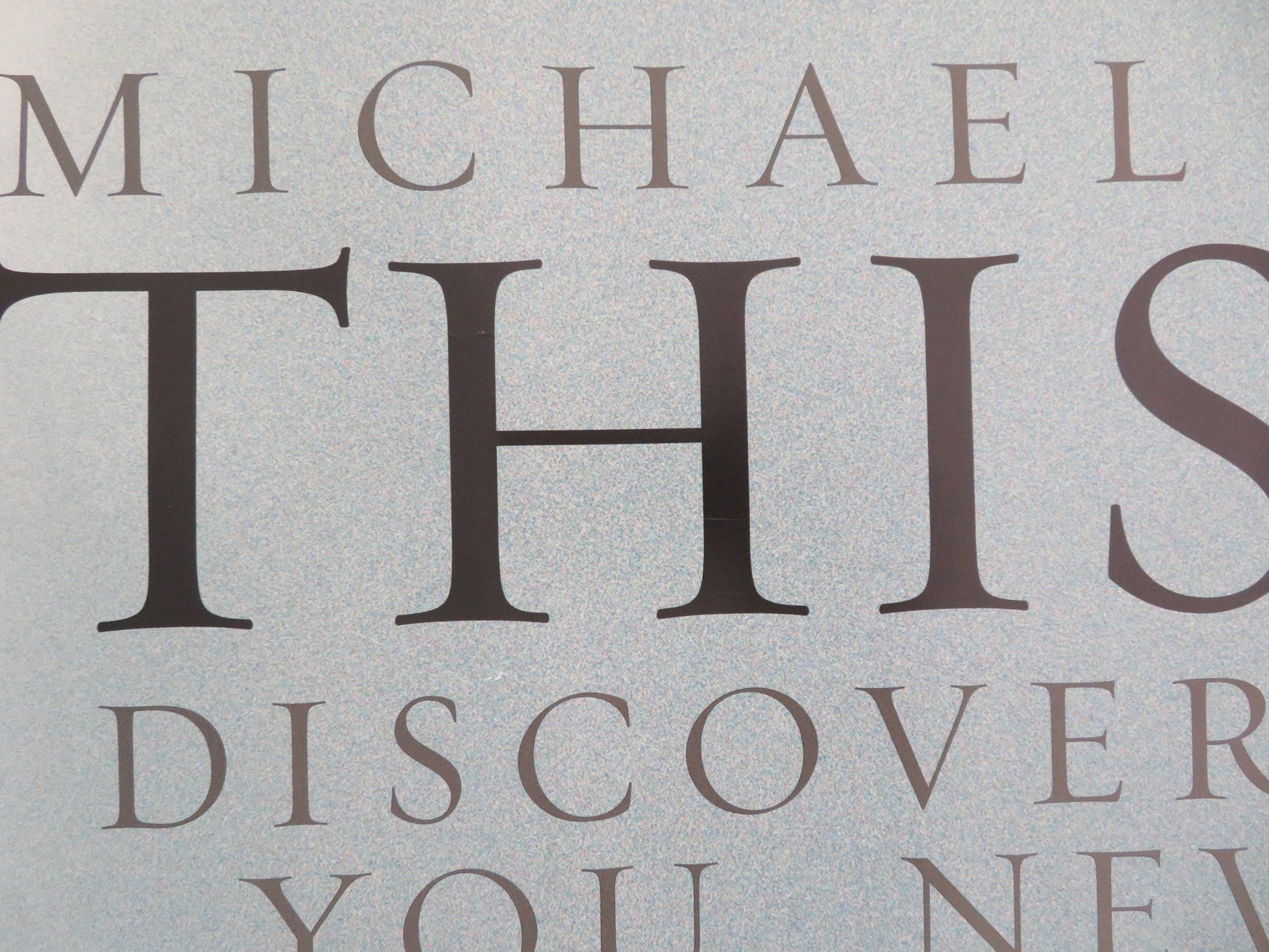 THIS IS IT UK QUAD ROLLED POSTER MICHAEL JACKSON NICK BASS 2009 Movie posters