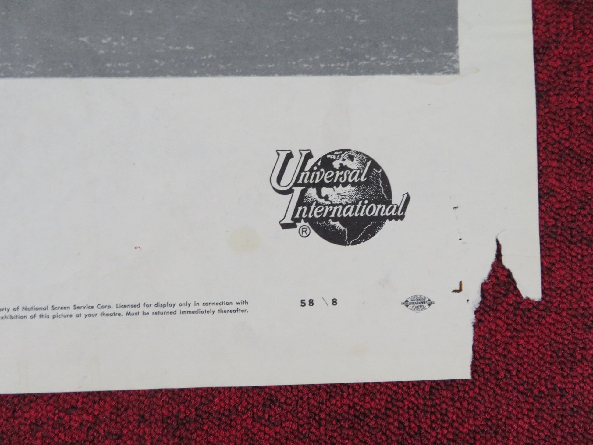 THIS IS RUSSIA! FOLDED US ONE SHEET POSTER CAREY WILSON 1957 Rendezvous Cinema Movie posters