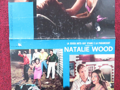 THIS PROPERTY IS CONDEMNED ITALIAN LOCANDINA POSTER ROBERT REDFORD N. WOOD 1966 Rendezvous Cinema Movie posters