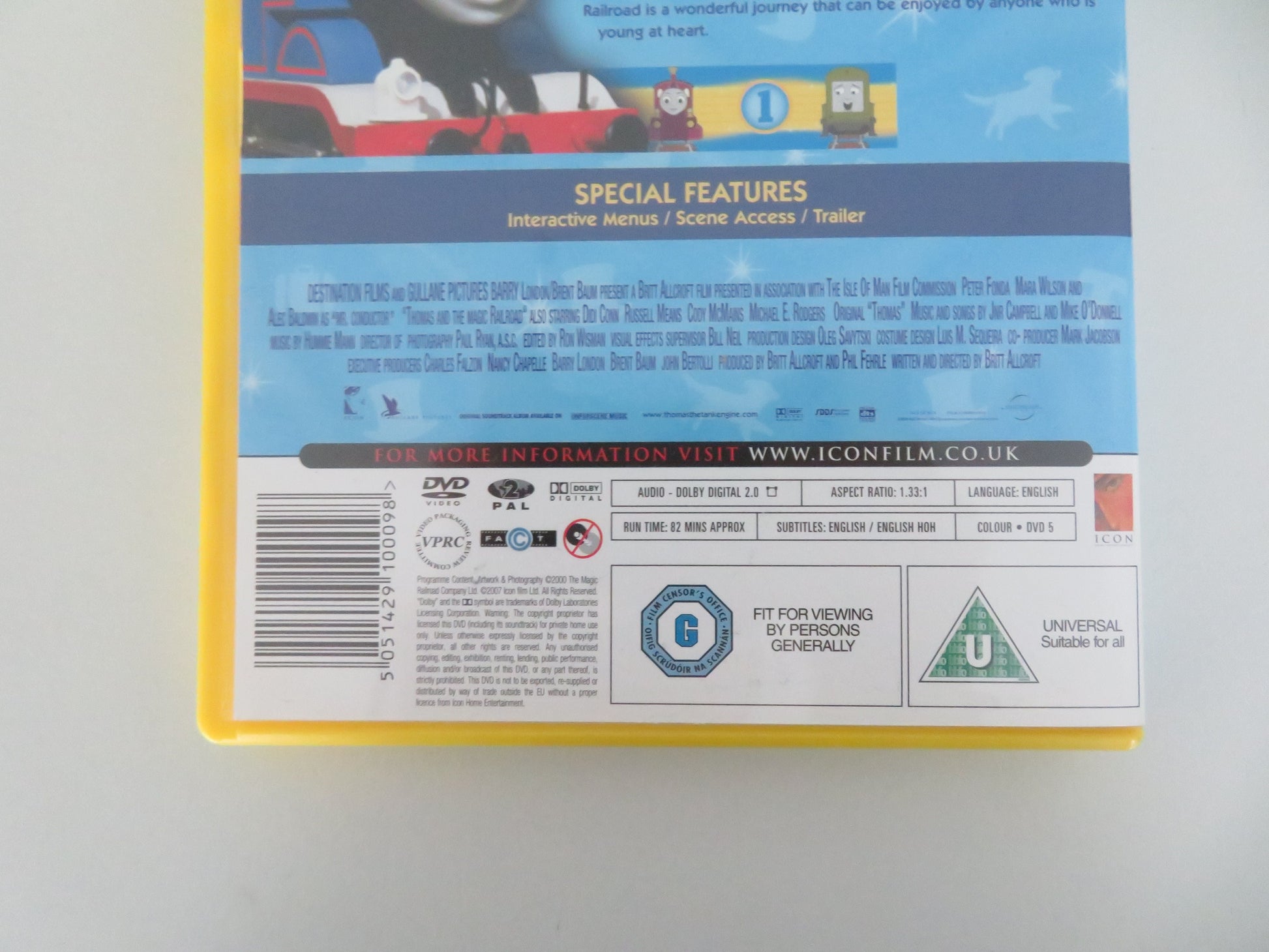 Thomas and the Magic Railroad (DVD) Alec Baldwin 2000 Region 2 Movie posters