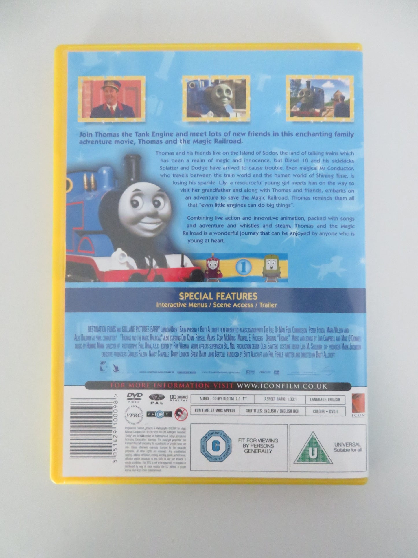 Thomas and the Magic Railroad (DVD) Alec Baldwin 2000 Region 2 Movie posters