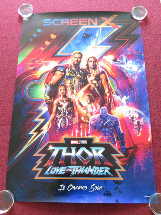 THOR: LOVE AND THUNDER - C US ONE SHEET ROLLED POSTER CHRIS HEMSWORTH 2022 Rendezvous Cinema Movie posters
