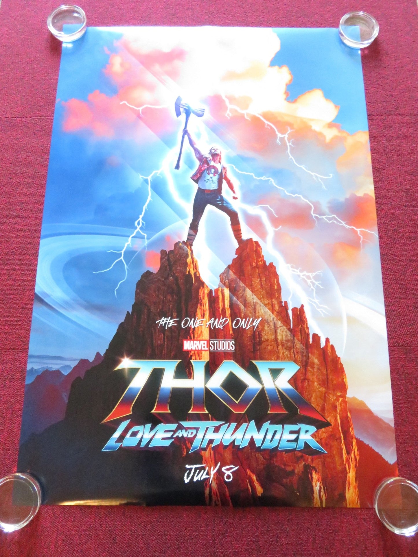 THOR: LOVE AND THUNDER - C US ONE SHEET ROLLED POSTER HEMSWORTH PORTMAN 2022 Movie posters