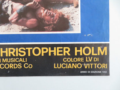 Thor the Conqueror Italian Fotobusta Poster Bruno Minniti Romano 1983 Movie posters