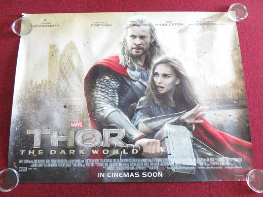 THOR: THE DARK WORLD UK QUAD ROLLED POSTER CHRIS HEMSWORTH NATALIE PORTMAN 2013 Rendezvous Cinema Movie posters