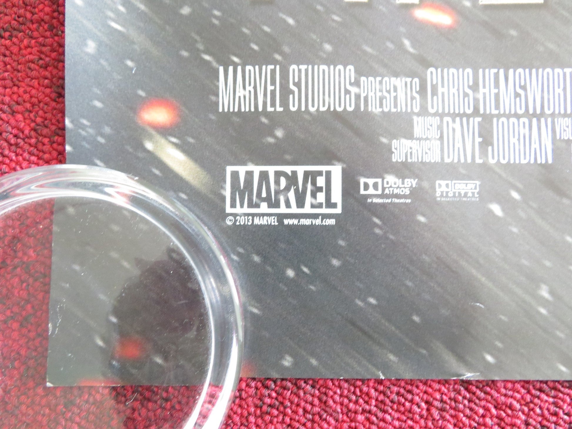 THOR: THE DARK WORLD UK QUAD ROLLED POSTER CHRIS HEMSWORTH NATALIE PORTMAN 2013 Rendezvous Cinema Movie posters