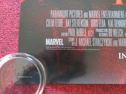THOR US ONE SHEET ROLLED POSTER CHRIS HEMSWORTH NATALIE PORTMAN 2011 Rendezvous Cinema Movie posters