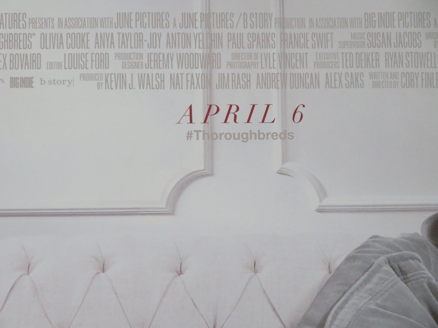 Thoroughbreds UK Quad Rolled Poster Anya Taylor - Joy Olivia Cooke A. Yelchin 2017 Movie posters