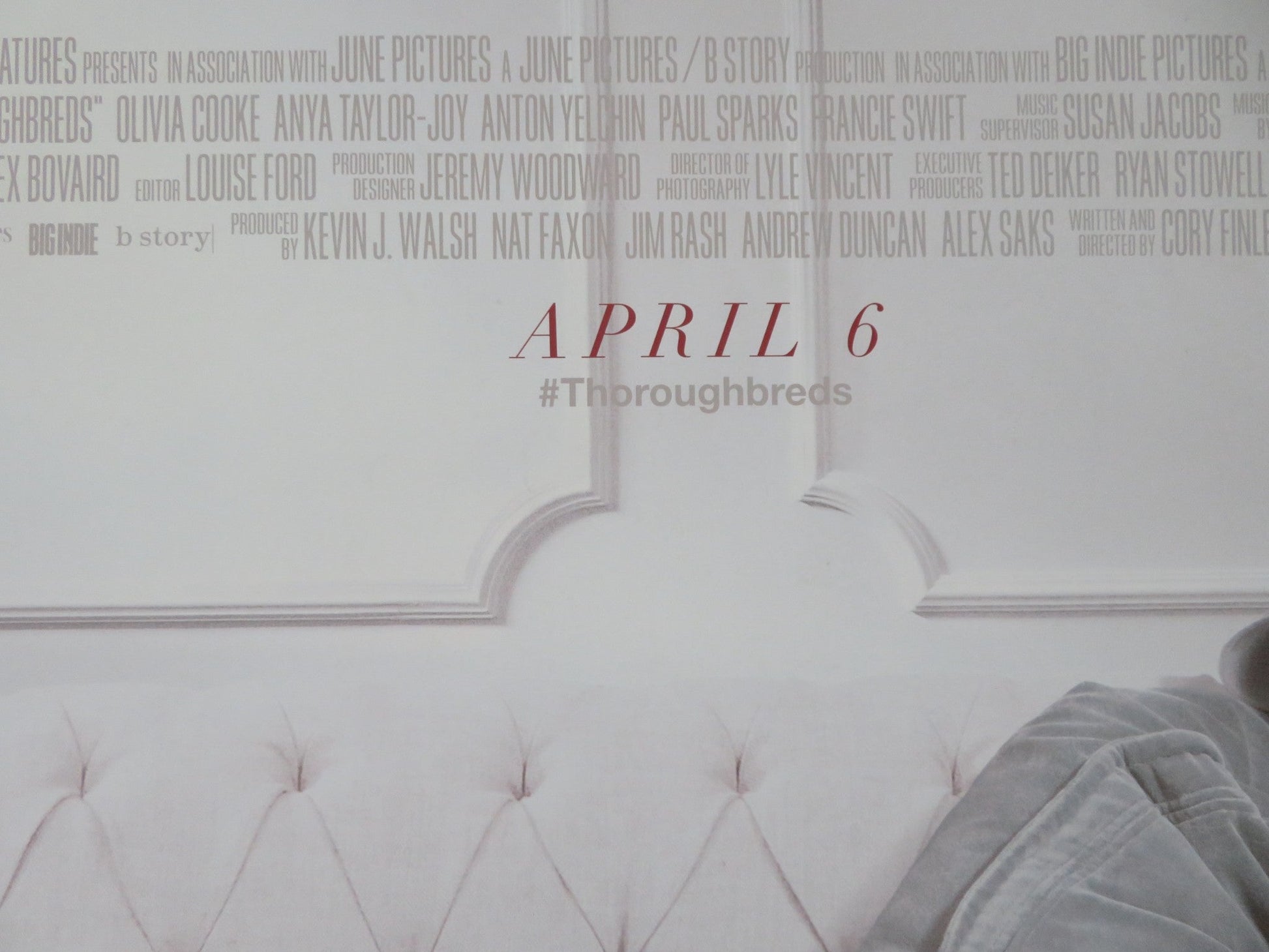Thoroughbreds UK Quad Rolled Poster Anya Taylor - Joy Olivia Cooke A. Yelchin 2017 Movie posters