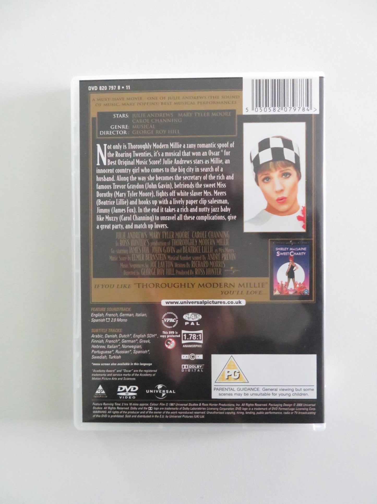 THOROUGHLY MODERN MILLIE (DVD) JULIE ANDREWS JAMES FOX 1967 REGION 2,4,5 Rendezvous Cinema Movie posters