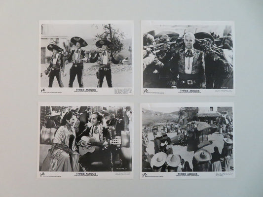 THREE AMIGOS! MOVIE STILL PHOTO LOT OF 4 STEVE MARTIN CHEVY CHASE 1986 Movie posters