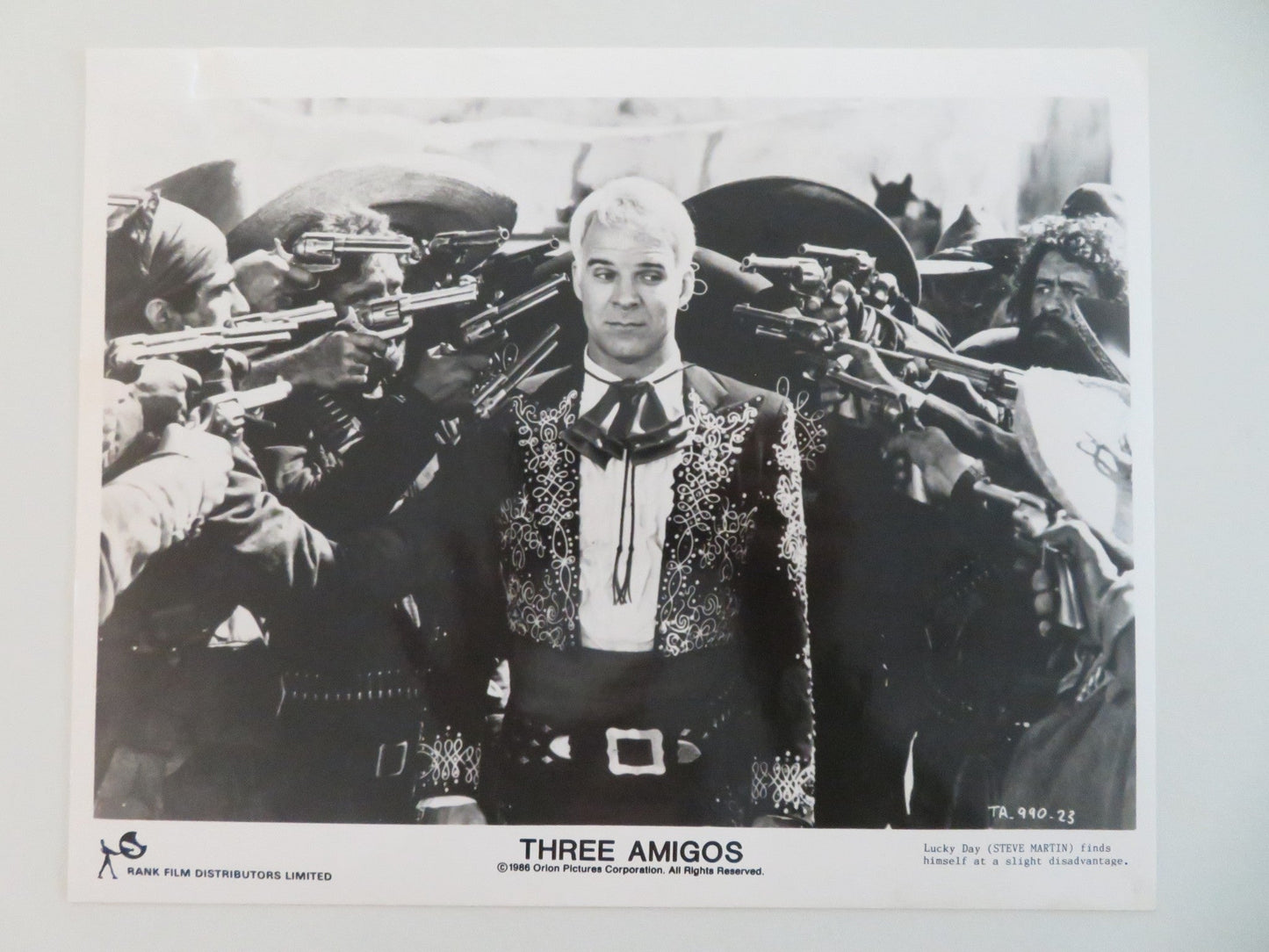THREE AMIGOS! MOVIE STILL PHOTO LOT OF 4 STEVE MARTIN CHEVY CHASE 1986 Movie posters