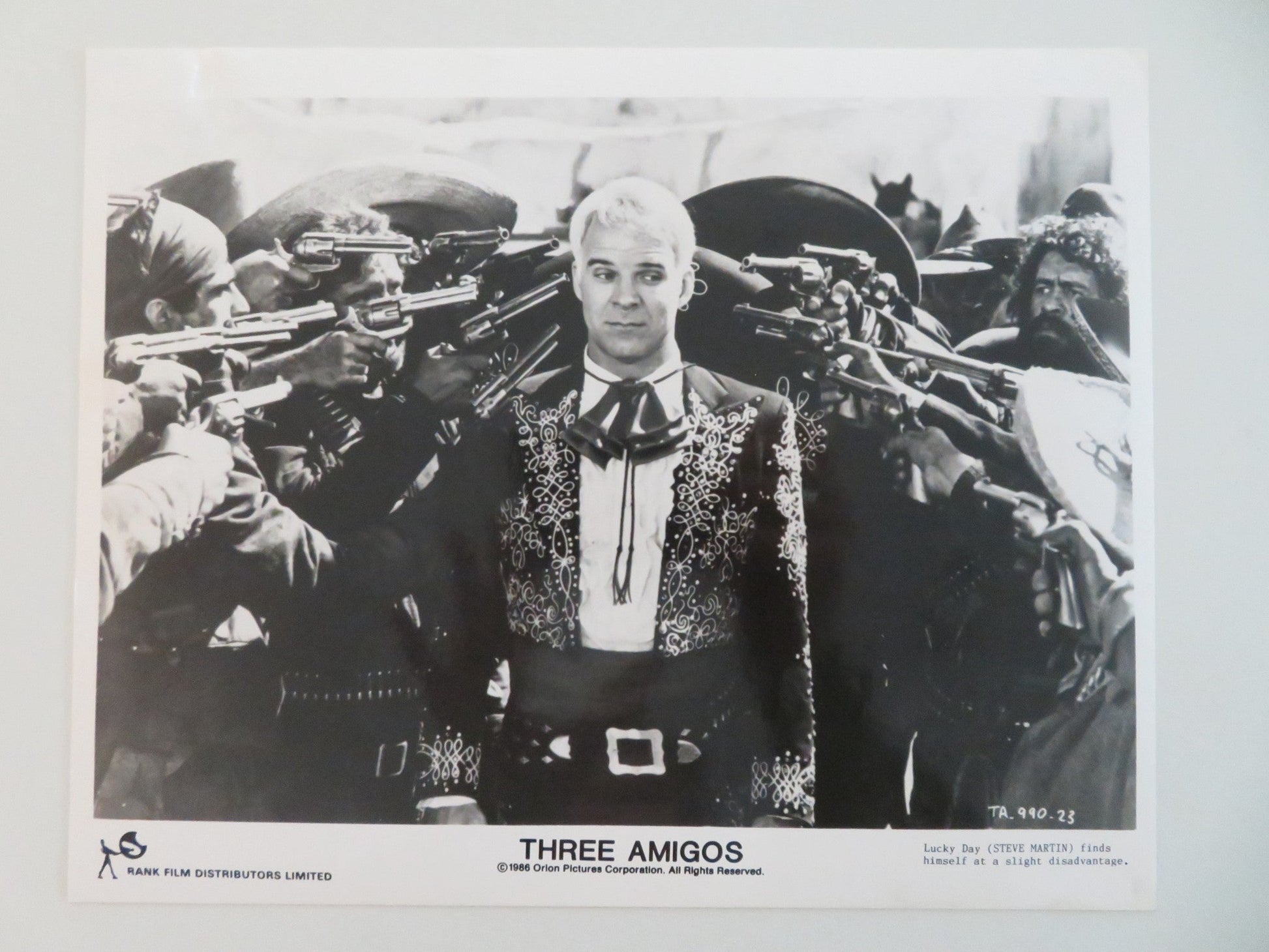 THREE AMIGOS! MOVIE STILL PHOTO LOT OF 4 STEVE MARTIN CHEVY CHASE 1986 Movie posters