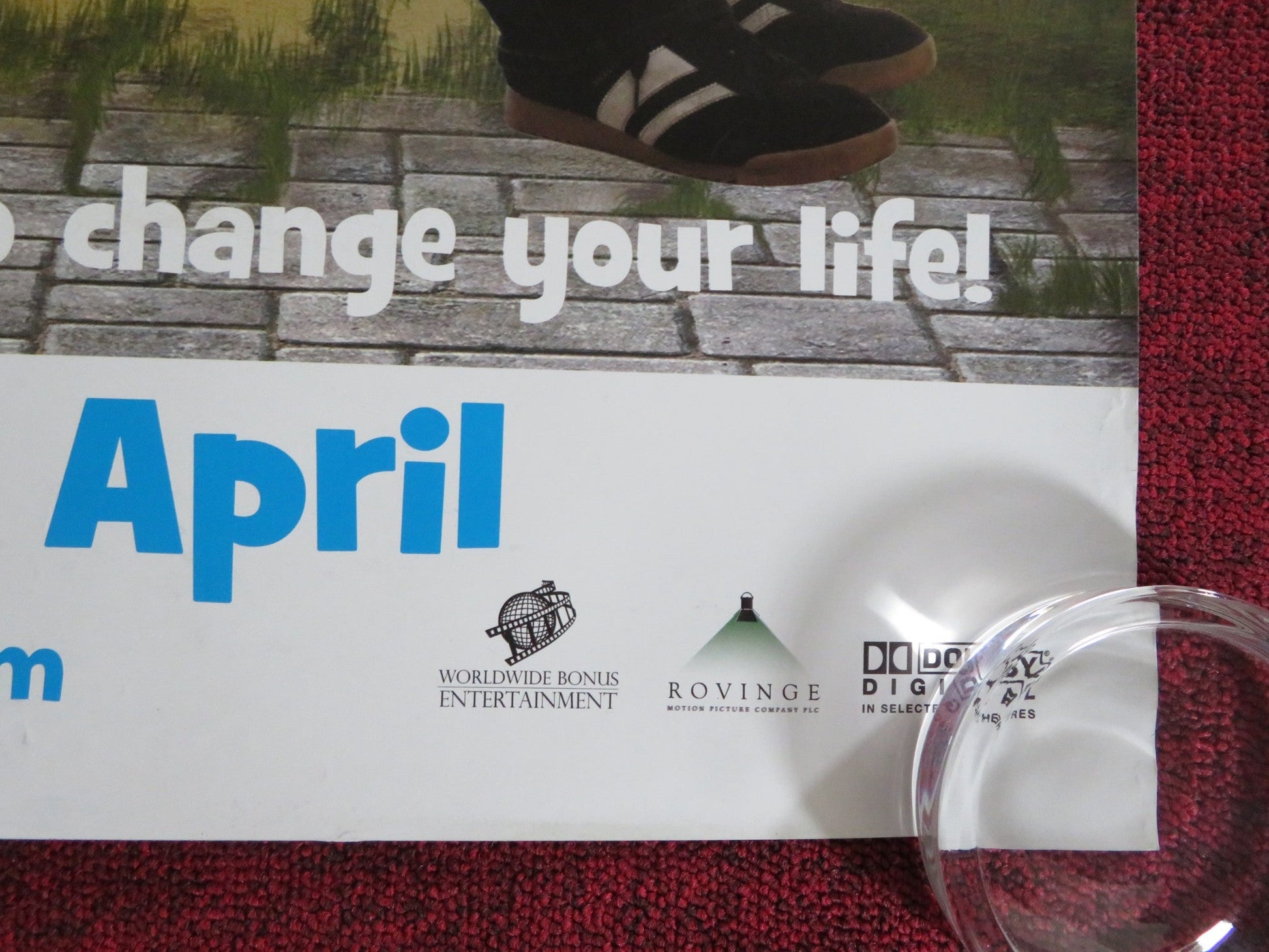 THREE AND OUT US ONE SHEET ROLLED POSTER MACKENZIE CROOK COLM MEANEY 2008 Rendezvous Cinema Movie posters