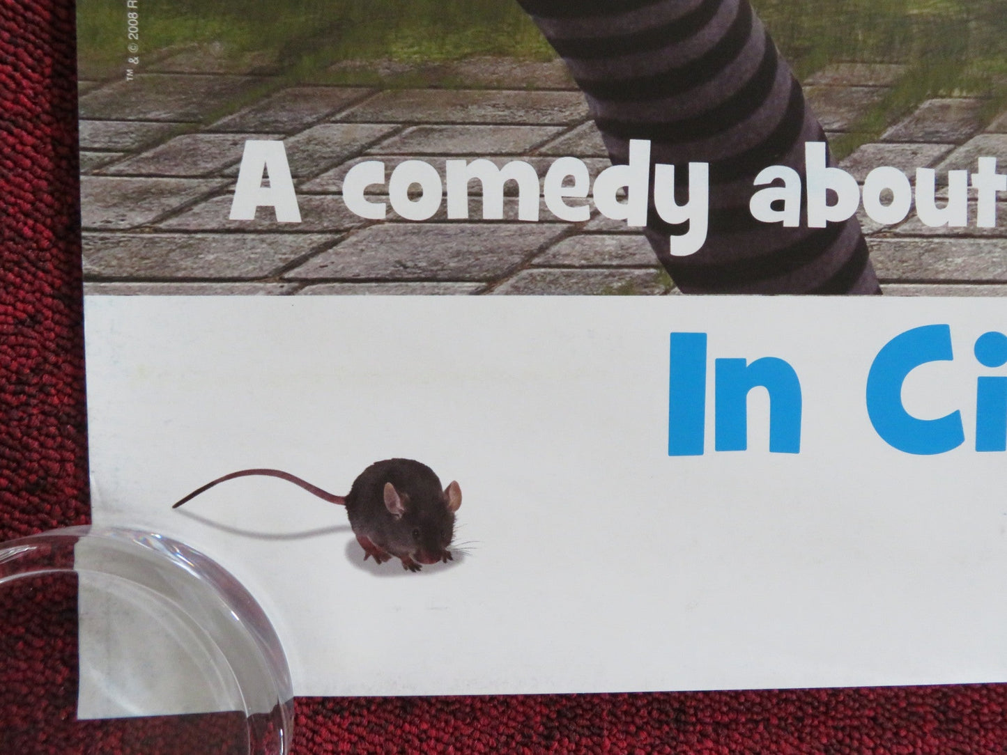 THREE AND OUT US ONE SHEET ROLLED POSTER MACKENZIE CROOK COLM MEANEY 2008 Rendezvous Cinema Movie posters