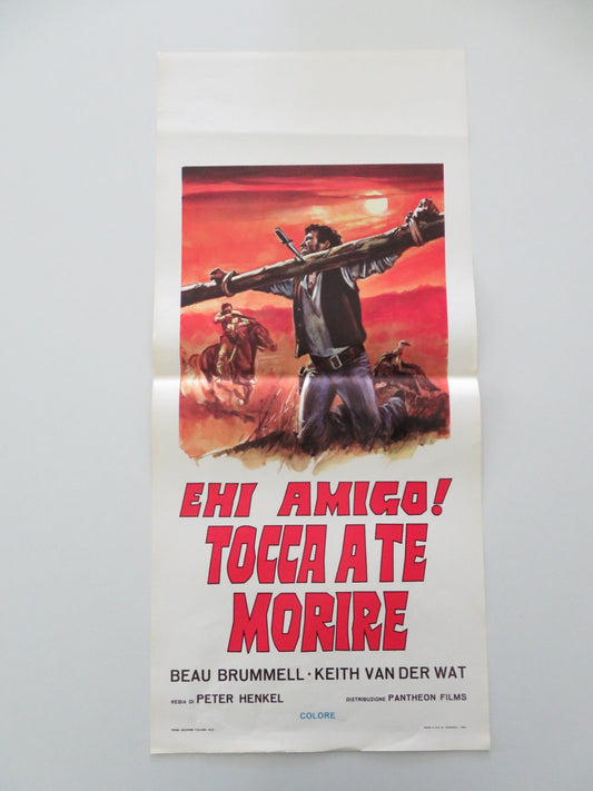 Three Bullets for a Long Gun Italian Locandina Poster Beau Brummell 1975 Movie posters