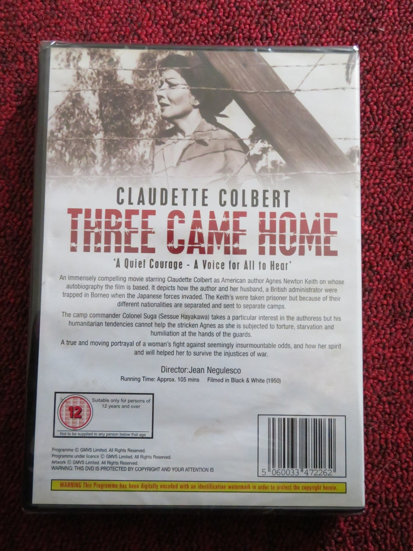 THREE CAME HOME (DVD) CLAUDETTE COLBERT JEAN NEGULESCO 1950 Rendezvous Cinema Movie posters