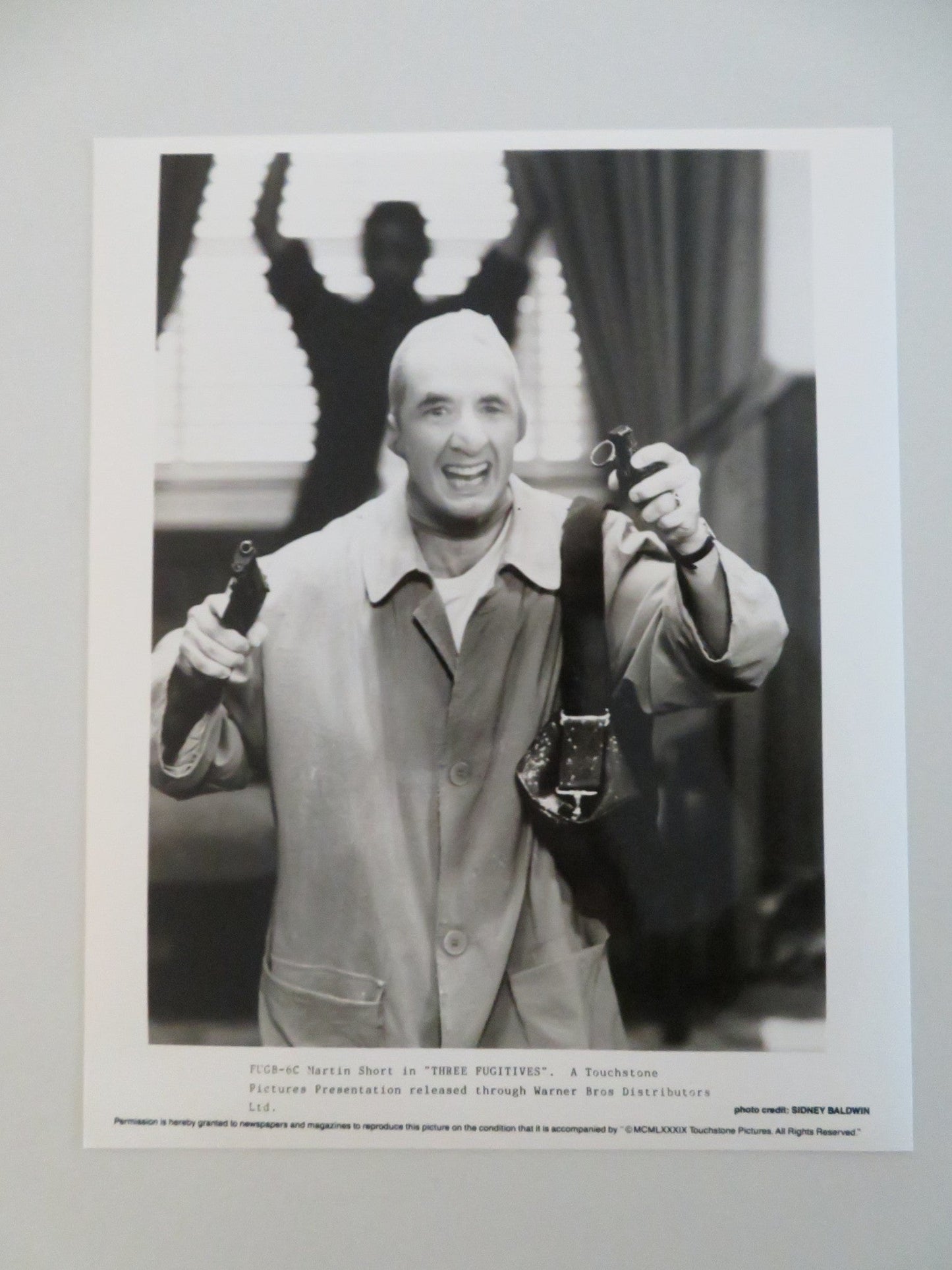 THREE FUGITIVES MOVIE STILL PHOTO LOT OF 6 MARTIN SHORT NICK NOLTE 1989 Movie posters