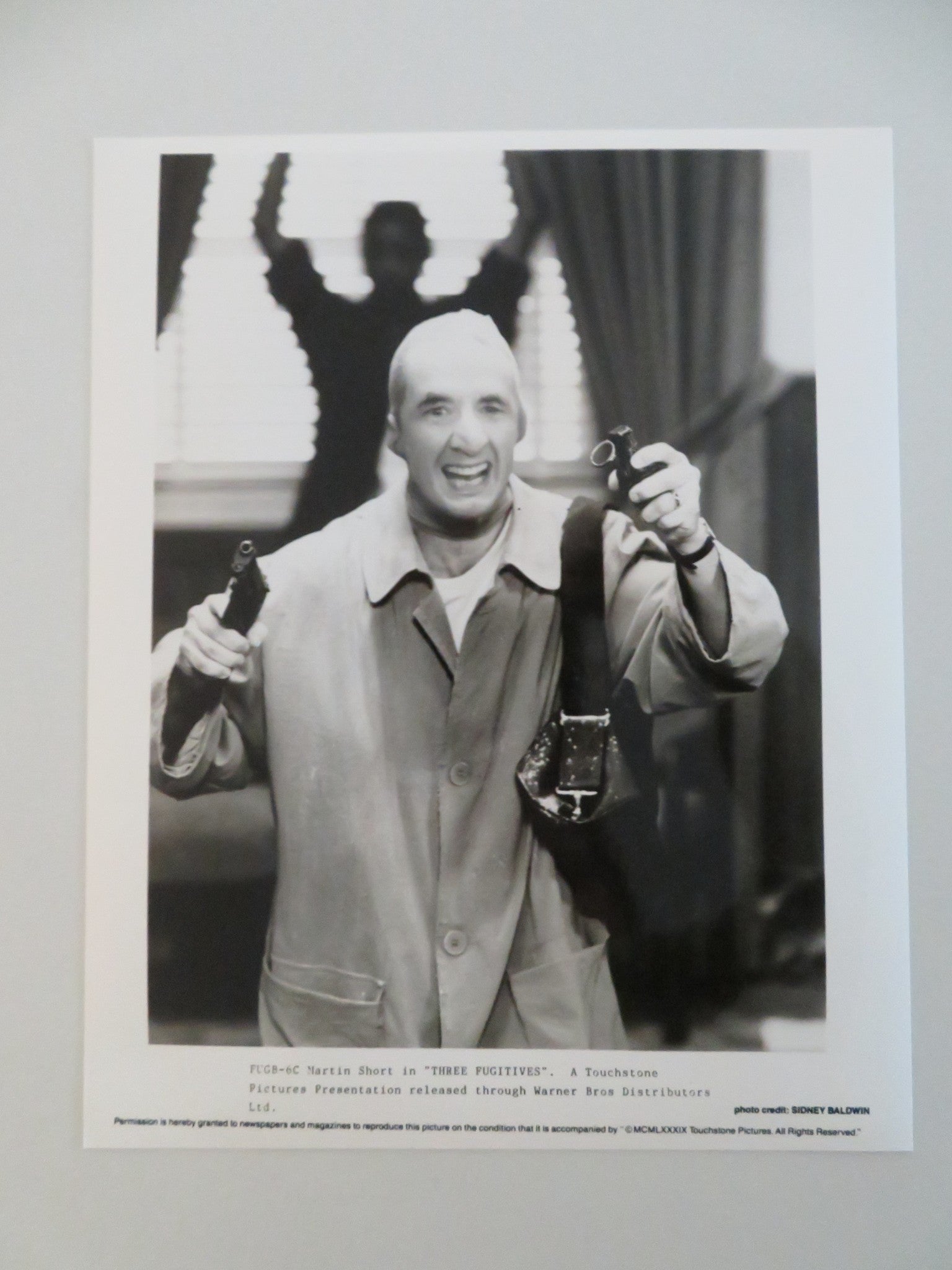 THREE FUGITIVES MOVIE STILL PHOTO LOT OF 6 MARTIN SHORT NICK NOLTE 1989 Movie posters