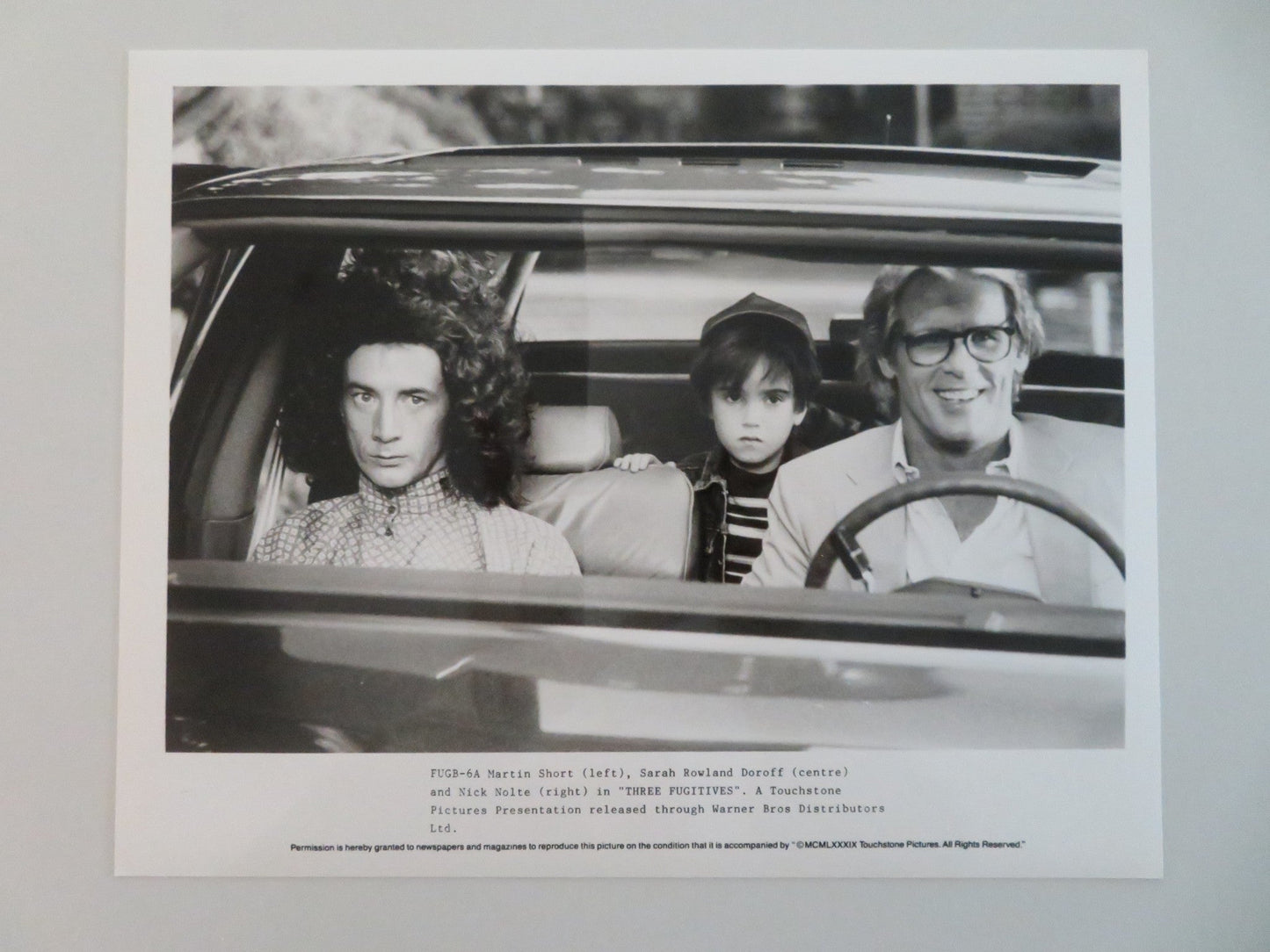 THREE FUGITIVES MOVIE STILL PHOTO LOT OF 6 MARTIN SHORT NICK NOLTE 1989 Movie posters