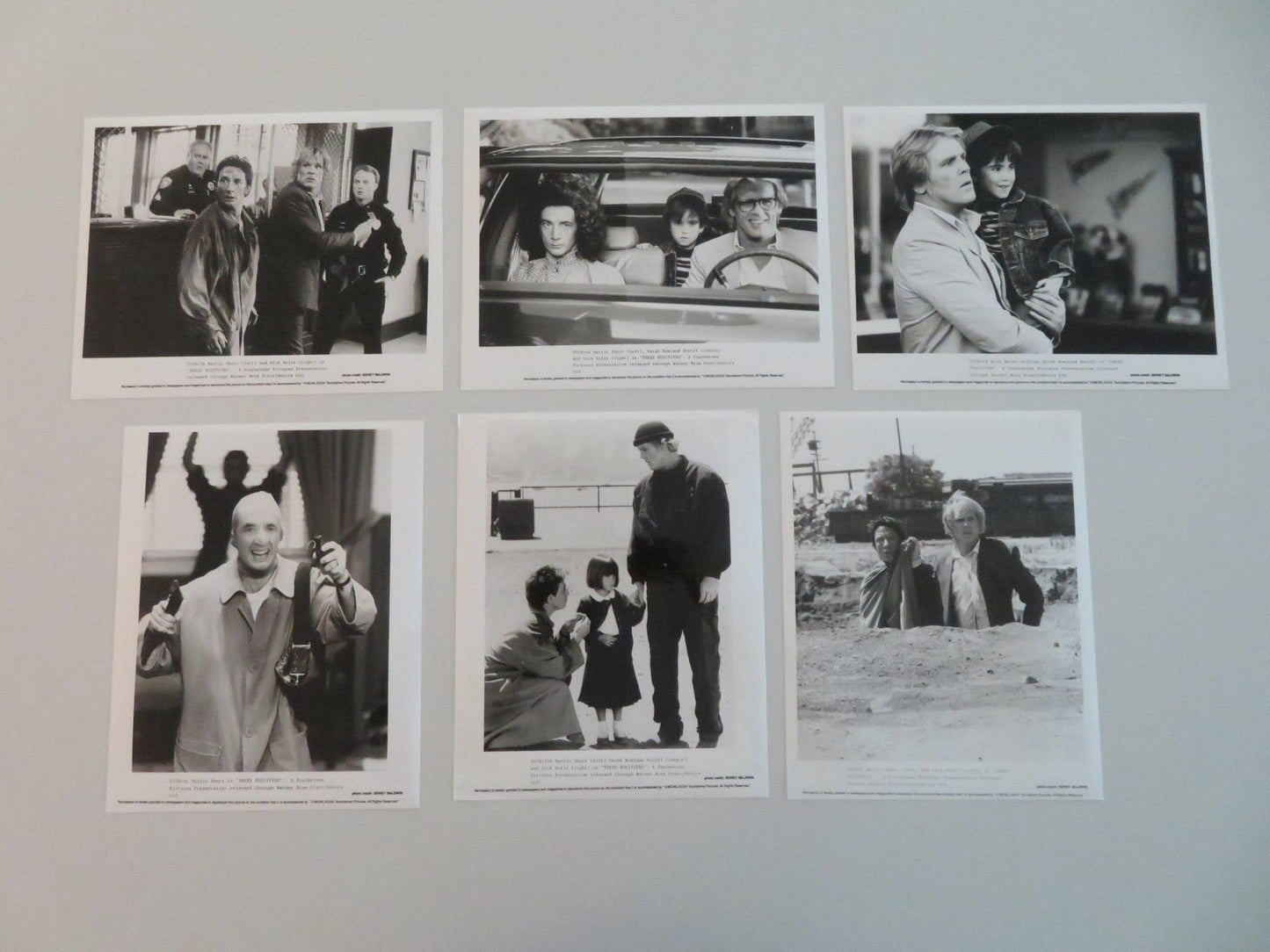 THREE FUGITIVES MOVIE STILL PHOTO LOT OF 6 MARTIN SHORT NICK NOLTE 1989 Movie posters