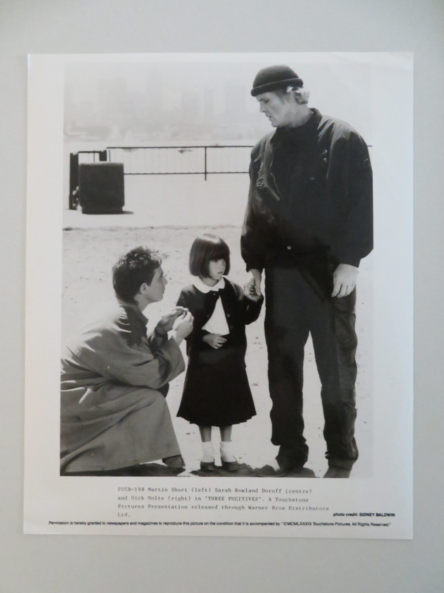 THREE FUGITIVES MOVIE STILL PHOTO LOT OF 6 MARTIN SHORT NICK NOLTE 1989 Movie posters