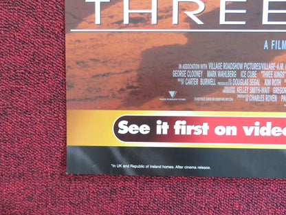 THREE KINGS VHS VIDEO POSTER GEORGE CLOONEY MARK WAHLBERG 1999 Rendezvous Cinema Movie posters